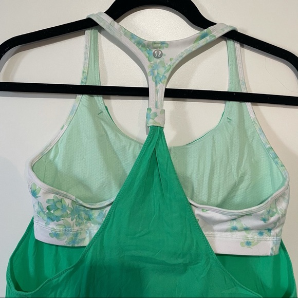 Lululemon Practice Freely Tank Green Size 10 - Picture 7 of 9